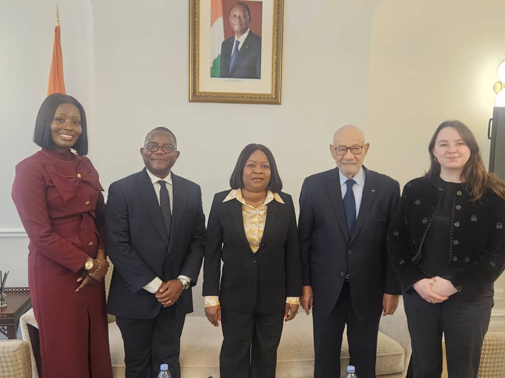 Une délégation d'Afruibana reçu par Son Excellence Mme Amani Sara