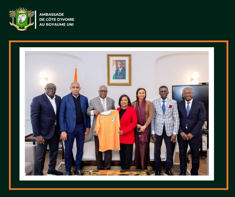 Visite du Président de la FIF à l’Ambassade de Côte d’Ivoire