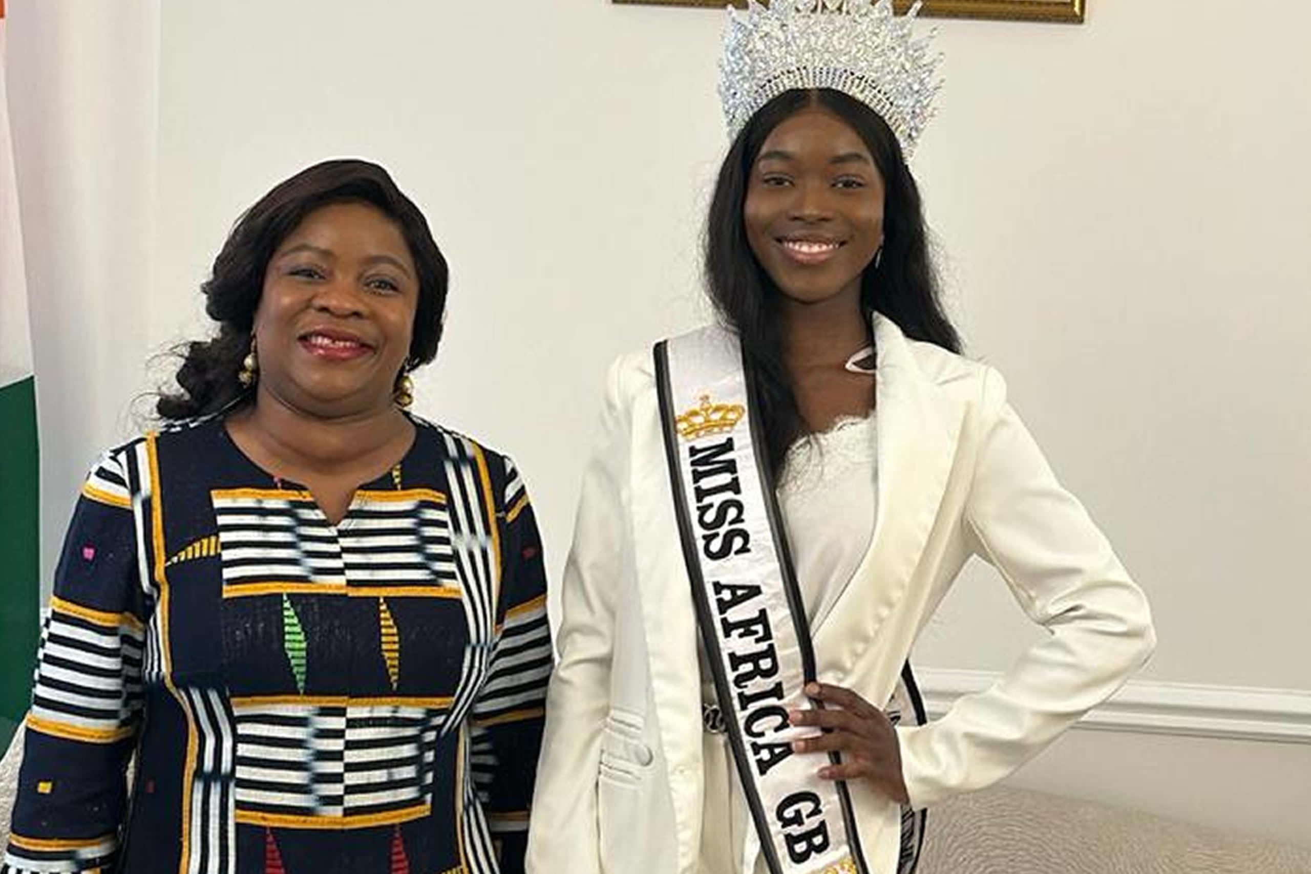 Miss Africa Grande Bretagne Reçue en Audience à l'Ambassade de Côte d'Ivoire