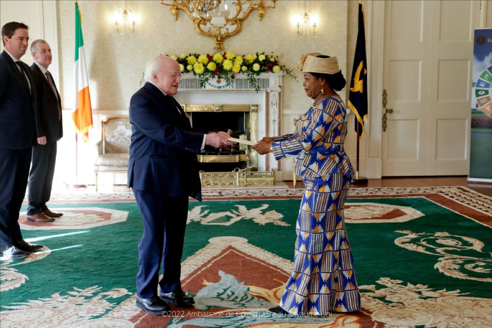 Présentation des Lettres de créance de Son Excellence Madame Amani Sara